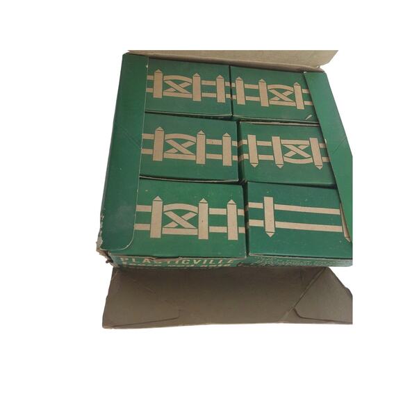 Vintage Bachman Bros 1950s Plasticville Fence And Gate Kit Christmas READ - Picture 8 of 8